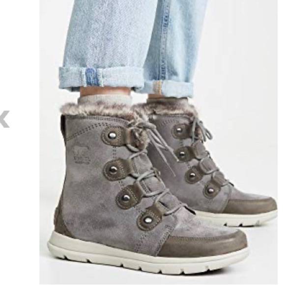 Sorel Shoes - Sorel Explorer Joan Snow Boots Gray Size 10
